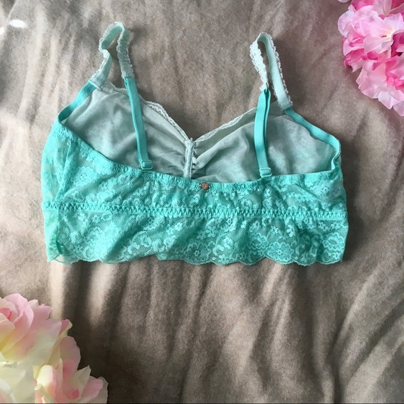 Layer Ombré Ruched Front Lace Bralette - Picture 4 of 7